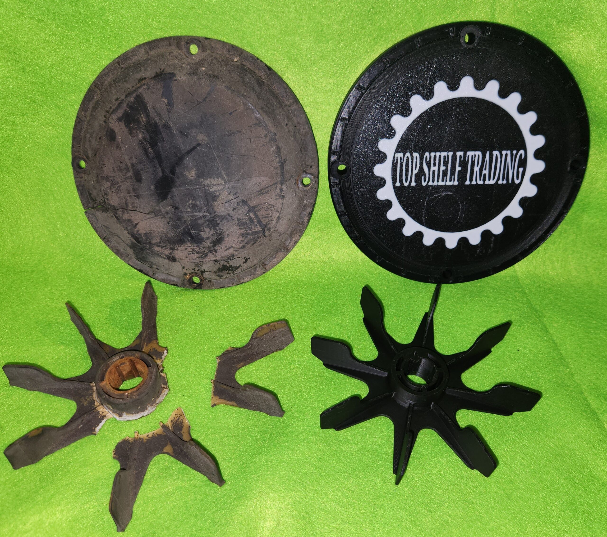 3D printed Fan and Fan Guard (Damaged Fan and Fan Guard)